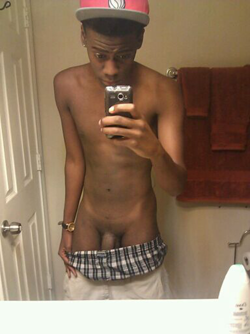 Henry - black teen dick selfie pics